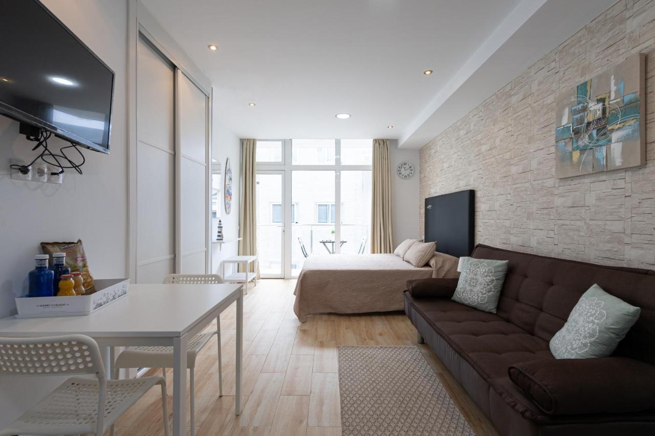لاس بالماس دي غران كاناريا Homeforguest Studio Westerling Beach By Las Canteras المظهر الخارجي الصورة