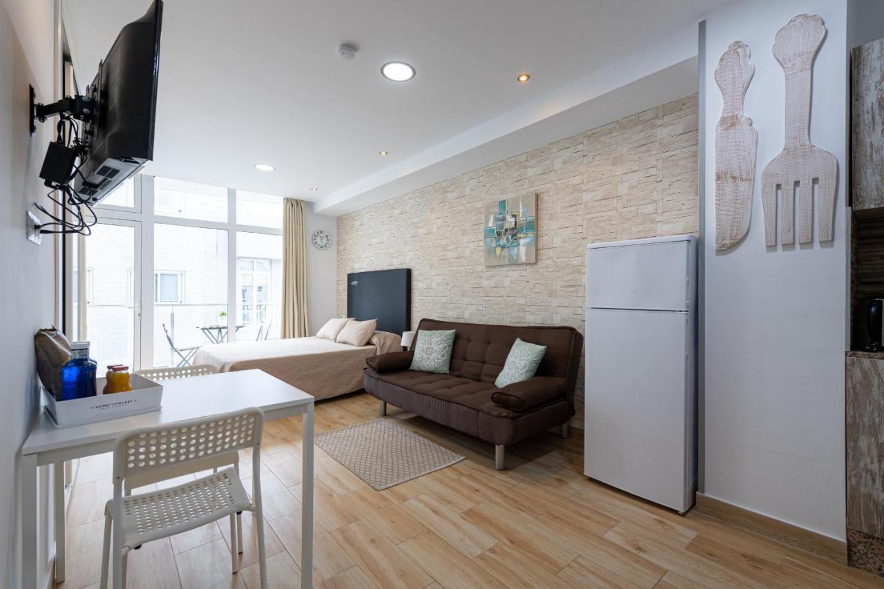 لاس بالماس دي غران كاناريا Homeforguest Studio Westerling Beach By Las Canteras المظهر الخارجي الصورة